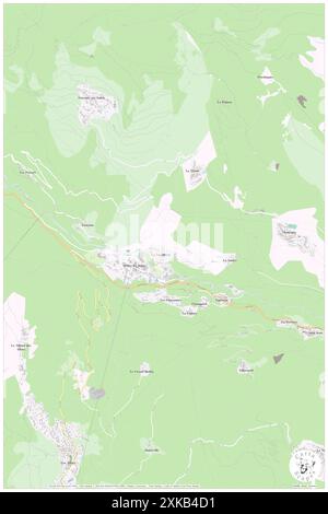 Brides-les-Bains, Savoie, FR, Frankreich, Auvergne-Rhône-Alpes, n 45 27' 9'', N 6 34' 1'', Karte, Cartascapes Map, veröffentlicht 2024. Erkunden Sie Cartascapes, eine Karte, die die vielfältigen Landschaften, Kulturen und Ökosysteme der Erde enthüllt. Reisen Sie durch Zeit und Raum und entdecken Sie die Verflechtungen der Vergangenheit, Gegenwart und Zukunft unseres Planeten. Stockfoto