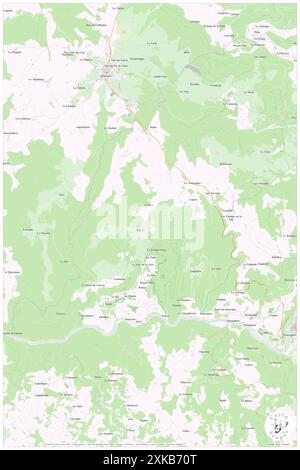 Le Fel, Aveyron, FR, Frankreich, Occitanie, n 44 39' 11'', N 2 30' 19'', Karte, Cartascapes Map, veröffentlicht 2024. Erkunden Sie Cartascapes, eine Karte, die die vielfältigen Landschaften, Kulturen und Ökosysteme der Erde enthüllt. Reisen Sie durch Zeit und Raum und entdecken Sie die Verflechtungen der Vergangenheit, Gegenwart und Zukunft unseres Planeten. Stockfoto