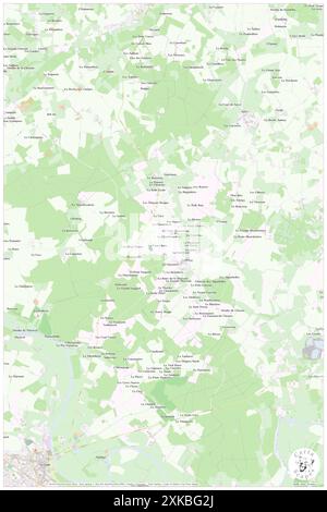 Coulonge, Sarthe, FR, Frankreich, Pays de la Loire, N 47 41' 21'', N 0 12' 11''', Karte, Cartascapes Map, veröffentlicht 2024. Erkunden Sie Cartascapes, eine Karte, die die vielfältigen Landschaften, Kulturen und Ökosysteme der Erde enthüllt. Reisen Sie durch Zeit und Raum und entdecken Sie die Verflechtungen der Vergangenheit, Gegenwart und Zukunft unseres Planeten. Stockfoto