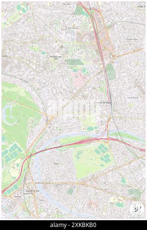 Nogent-sur-Marne, Val-de-Marne, FR, Frankreich, Île-de-France, n 48 50' 12'', N 2 28' 56'', Karte, Cartascapes Map, veröffentlicht 2024. Erkunden Sie Cartascapes, eine Karte, die die vielfältigen Landschaften, Kulturen und Ökosysteme der Erde enthüllt. Reisen Sie durch Zeit und Raum und entdecken Sie die Verflechtungen der Vergangenheit, Gegenwart und Zukunft unseres Planeten. Stockfoto