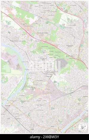 Cormeilles-en-Parisis, Val d'Oise, FR, Frankreich, Île-de-France, n 48 58' 23'', N 2 12' 2'', Karte, Cartascapes Map, veröffentlicht 2024. Erkunden Sie Cartascapes, eine Karte, die die vielfältigen Landschaften, Kulturen und Ökosysteme der Erde enthüllt. Reisen Sie durch Zeit und Raum und entdecken Sie die Verflechtungen der Vergangenheit, Gegenwart und Zukunft unseres Planeten. Stockfoto