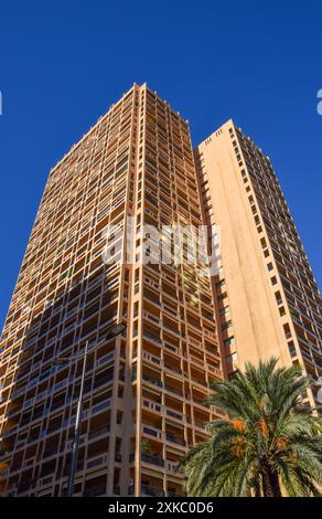 Monte Carlo, Monaco 2019. Wohnungsturm in Monte Carlo. Quelle: Vuk Valcic / Alamy Stockfoto