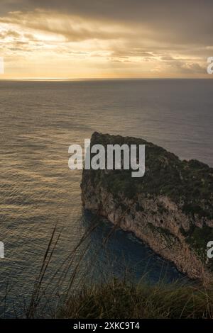 Die Küste von Benitatxell an der Costa Blanca, alicante Stockfoto