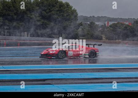 INTERNATIONAL GT GEÖFFNET 2024 in Le Castellet, FRANKREICH, 21/07/2024 Florent 'MrCrash' B.. Stockfoto