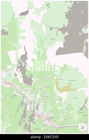 Saint-Martin-de-la-Porte, Savoie, FR, Frankreich, Auvergne-Rhône-Alpes, n 45 14' 24'', N 6 26' 45'', Karte, Cartascapes Map, veröffentlicht 2024. Erkunden Sie Cartascapes, eine Karte, die die vielfältigen Landschaften, Kulturen und Ökosysteme der Erde enthüllt. Reisen Sie durch Zeit und Raum und entdecken Sie die Verflechtungen der Vergangenheit, Gegenwart und Zukunft unseres Planeten. Stockfoto