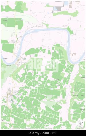 Pessac-sur-Dordogne, Gironde, FR, Frankreich, Nouvelle-Aquitaine, n 44 49' 14'', N 0 4' 44'', Karte, Cartascapes Map, veröffentlicht 2024. Erkunden Sie Cartascapes, eine Karte, die die vielfältigen Landschaften, Kulturen und Ökosysteme der Erde enthüllt. Reisen Sie durch Zeit und Raum und entdecken Sie die Verflechtungen der Vergangenheit, Gegenwart und Zukunft unseres Planeten. Stockfoto