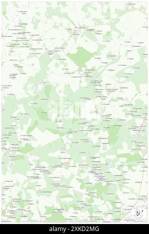 Courcival, Sarthe, FR, Frankreich, Pays de la Loire, N 48 13' 45'', N 0 23' 48''', Karte, Cartascapes Map, veröffentlicht 2024. Erkunden Sie Cartascapes, eine Karte, die die vielfältigen Landschaften, Kulturen und Ökosysteme der Erde enthüllt. Reisen Sie durch Zeit und Raum und entdecken Sie die Verflechtungen der Vergangenheit, Gegenwart und Zukunft unseres Planeten. Stockfoto