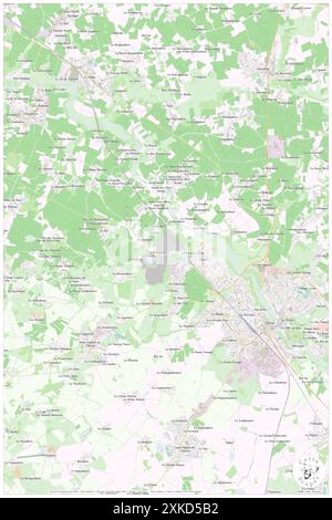 Schluchten, Loire-Atlantique, FR, Frankreich, Pays de la Loire, N 47 6' 6' 6''', S 1 18' 14''', Karte, Cartascapes Map, veröffentlicht 2024. Erkunden Sie Cartascapes, eine Karte, die die vielfältigen Landschaften, Kulturen und Ökosysteme der Erde enthüllt. Reisen Sie durch Zeit und Raum und entdecken Sie die Verflechtungen der Vergangenheit, Gegenwart und Zukunft unseres Planeten. Stockfoto