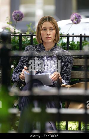 Ny. Juli 2024. Jessica Biel am 22. Juli 2024 in New York, New York. Quelle: Kristin Callahan/Everett Collection/Alamy Live News Stockfoto