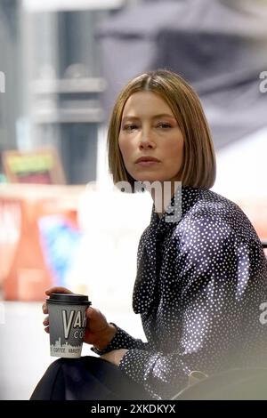 Ny. Juli 2024. Jessica Biel am 22. Juli 2024 in New York, New York. Quelle: Kristin Callahan/Everett Collection/Alamy Live News Stockfoto