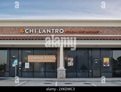 Houston, Texas, USA 06-23-2024: Chi'Lantro Restaurant Business Exterieur. Stockfoto