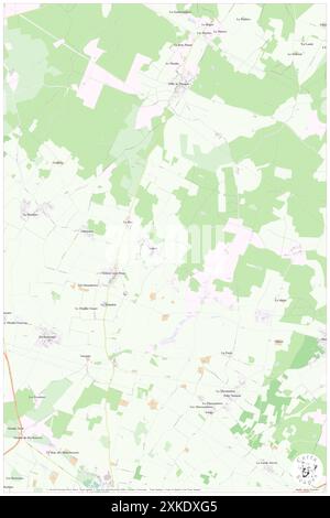 Deneze-sous-Doue, Maine-et-Loire, FR, Frankreich, Pays de la Loire, N 47 14' 48'', S 0 16' 30'', Karte, Karte, Karte von Cartascapes Map, veröffentlicht 2024. Erkunden Sie Cartascapes, eine Karte, die die vielfältigen Landschaften, Kulturen und Ökosysteme der Erde enthüllt. Reisen Sie durch Zeit und Raum und entdecken Sie die Verflechtungen der Vergangenheit, Gegenwart und Zukunft unseres Planeten. Stockfoto