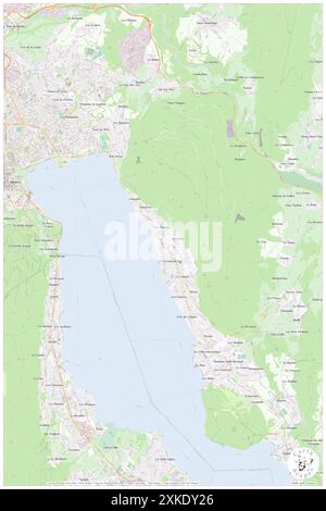 Veyrier-du-Lac, Haute-Savoie, FR, Frankreich, Auvergne-Rhône-Alpes, n 45 52' 53'', N 6 10' 37'', Karte, Cartascapes Map, veröffentlicht 2024. Erkunden Sie Cartascapes, eine Karte, die die vielfältigen Landschaften, Kulturen und Ökosysteme der Erde enthüllt. Reisen Sie durch Zeit und Raum und entdecken Sie die Verflechtungen der Vergangenheit, Gegenwart und Zukunft unseres Planeten. Stockfoto