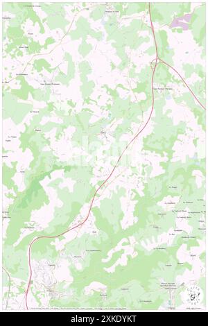 Sadroc, Corrèze, FR, Frankreich, Nouvelle-Aquitaine, n 45 16' 59''', N 1 33' 0'', Karte, Cartascapes Map, veröffentlicht 2024. Erkunden Sie Cartascapes, eine Karte, die die vielfältigen Landschaften, Kulturen und Ökosysteme der Erde enthüllt. Reisen Sie durch Zeit und Raum und entdecken Sie die Verflechtungen der Vergangenheit, Gegenwart und Zukunft unseres Planeten. Stockfoto