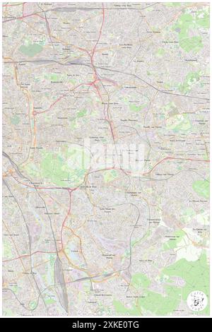 Arrondissement de Nogent-sur-Marne, Val-de-Marne, FR, Frankreich, Île-de-France, n 48 50' 9'', N 2 29' 0'', Karte, Cartascapes Map, veröffentlicht 2024. Erkunden Sie Cartascapes, eine Karte, die die vielfältigen Landschaften, Kulturen und Ökosysteme der Erde enthüllt. Reisen Sie durch Zeit und Raum und entdecken Sie die Verflechtungen der Vergangenheit, Gegenwart und Zukunft unseres Planeten. Stockfoto