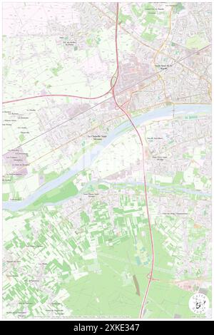 Saint-Pryve-Saint-Mesmin, Loiret, FR, Frankreich, Centre, n 47 52' 50''', N 1 52' 4'', Karte, Cartascapes Map, veröffentlicht 2024. Erkunden Sie Cartascapes, eine Karte, die die vielfältigen Landschaften, Kulturen und Ökosysteme der Erde enthüllt. Reisen Sie durch Zeit und Raum und entdecken Sie die Verflechtungen der Vergangenheit, Gegenwart und Zukunft unseres Planeten. Stockfoto