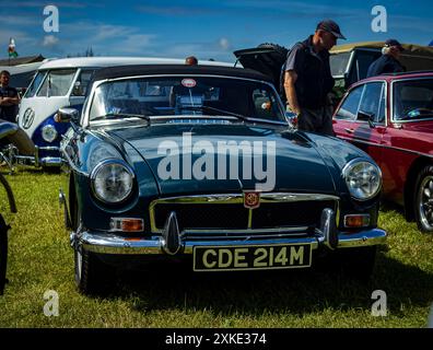 1971 MG Roadster - auf der Anglesey Showground Autofest Show Stockfoto