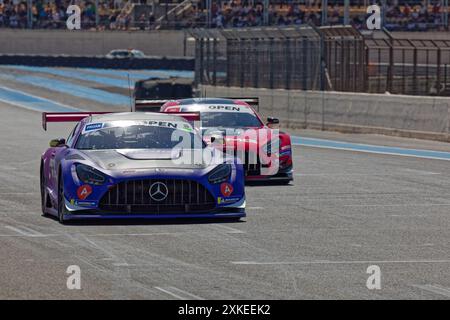 INTERNATIONAL GT GEÖFFNET 2024 in Le Castellet, FRANKREICH, 21/07/2024 Florent 'MrCrash' B.. Stockfoto