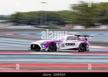 INTERNATIONAL GT GEÖFFNET 2024 in Le Castellet, FRANKREICH, 21/07/2024 Florent 'MrCrash' B.. Stockfoto