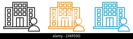 Firmensymbol Vektor-Logo-Set Sammlung oder Bündelpackungsgruppe Stock Vektor