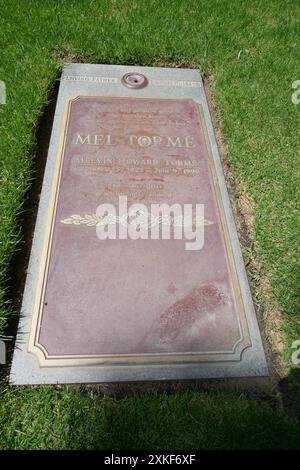 Los Angeles, Kalifornien, USA 22. Juli 2024 Singer Mel Torme Grave im Pierce Brothers Westwood Village Memorial Park am 22. Juli 2024 in Los Angeles, Kalifornien, USA. Foto: Barry King/Alamy Stock Photo Stockfoto