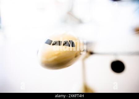 Flugmodell Boeing 737/800, Flughafen Palma de Mallorca, Mallorca, Balearen, Spanien. Stockfoto