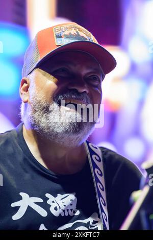 SERAVEZZA, ITALIEN. 22. JULI 2024. Die britische Musikgruppe INCOGNITO im Konzert beim Seravezza Blues Festival. Stefano Dalle Luche / Alamy Live News. Stockfoto