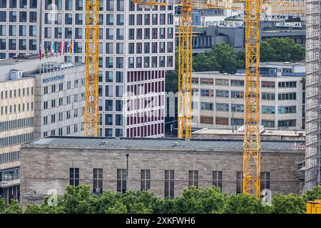 Baustelle Stuttgart 21, neuer Hauptbahnhof. // 21.07.2024: Stuttgart, Baden-Württemberg, Deutschland, Europa *** Baustelle Stuttgart 21, neu m Stockfoto