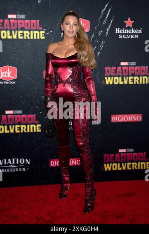 Blake Lively bei der Weltpremiere des Kinofilms Deadpool & Wolverine im David H. Koch Theater. New York, 22.07.2024 *** Blake Lively bei der Uraufführung des Films Deadpool Wolverine im David H Koch Theater New York, 22 07 2024 Foto:XB.xHinex/xFuturexImagex deadpool wolverine 4599 Stockfoto