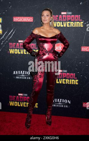 Blake Lively bei der Weltpremiere des Kinofilms Deadpool & Wolverine im David H. Koch Theater. New York, 22.07.2024 *** Blake Lively bei der Uraufführung des Films Deadpool Wolverine im David H Koch Theater New York, 22 07 2024 Foto:XB.xHinex/xFuturexImagex deadpool wolverine 4597 Stockfoto