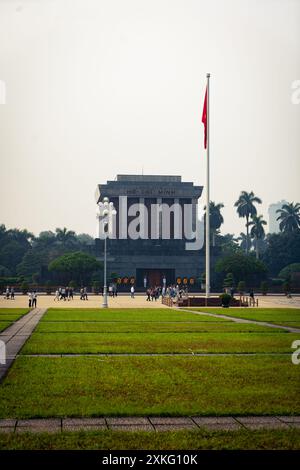 Ho-Chi-Minh-Mausoleum in Hanoi Stockfoto