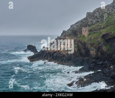Die Kronen, Botallack Minen Stockfoto