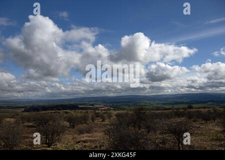 Das Gipfelplateau Hutton Roof Crags bei Burton in Kendal Westmorland und Furness England Stockfoto