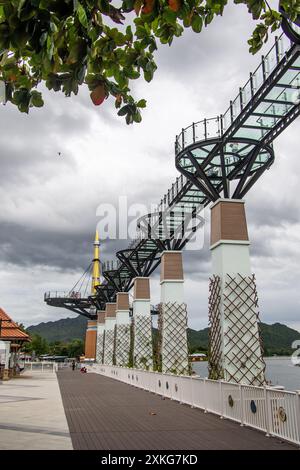 Sky Walk Kanchanaburi Stockfoto