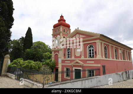 Heilige Kirche der Jungfrau Maria Mandrakina, Korfu-Stadt, Griechenland Stockfoto