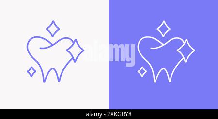 Modernes Zahnarzt Logo Design Zahnärztliche Klinik Icon Stock Vektor