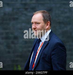 Downing Street, London, Großbritannien. Juli 2024. Die Herren kommen zur wöchentlichen Kabinettssitzung. IM BILD: RT Hon Ian Murray, Secretary of State for Scotland BridgetCatterall/AlamyLiveNews Stockfoto