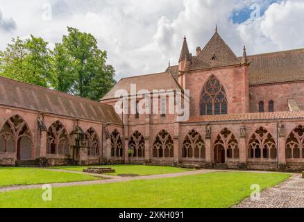 Kreuzkleider in der Kathedrale Saint-die-des-Vosges, einer Gemeinde im Departement Vogesen, Grand Est, Nordosten Frankreichs Stockfoto