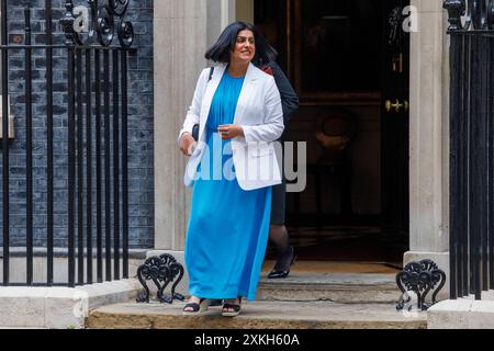 London, Großbritannien. Juli 2024. Shabana Mahmood, Lordkanzlerin und Justizministerin, in der Downing Street zur letzten Kabinettssitzung vor der Sommerpause. Quelle: Mark Thomas/Alamy Live News Stockfoto