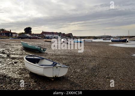 Ebbe am burnham Ovar Staithe North norfolk england Stockfoto