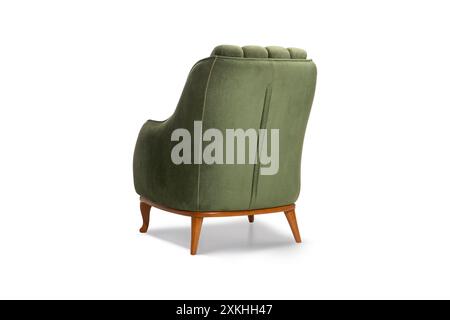 Elegantes und weiches Sofa mit Holzrahmen Stockfoto