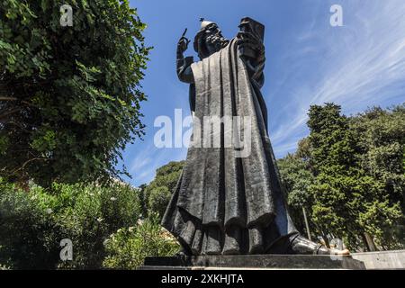 Statue des Gregor von Nin, von Ivan Mestrovic, Split, Kroatien Stockfoto