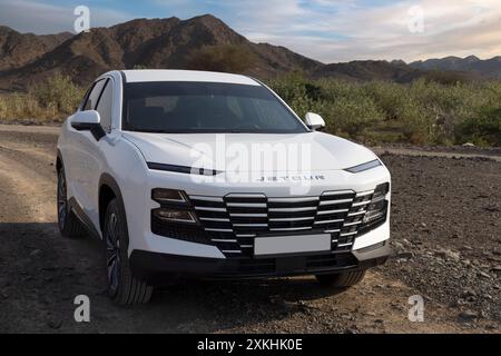 Der Jetour Dashing ist ein eleganter, moderner SUV, der modernste Technologie mit erstklassigem Komfort kombiniert. Stockfoto