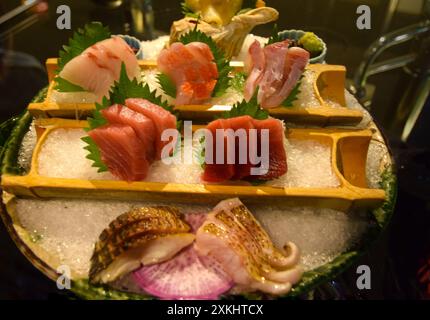 japanische Delikatesse, Sashimi Stockfoto