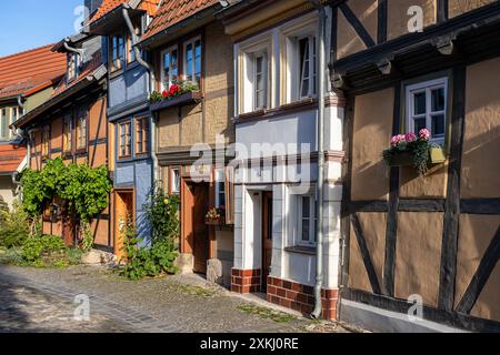 Bilder aus Quedlinburg im Harz Selketalstieg Stockfoto