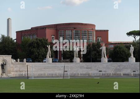 Das Foro Italico und das Stadio dei Marmi, Rom, Italien Stockfoto