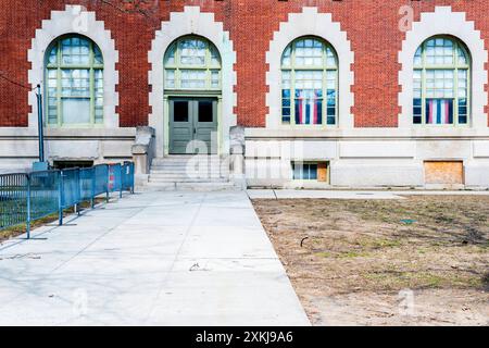 Ellis Island Reception Center ehemaliges Einwanderungszentrum auf Ellis Island. New York Ciity, New York, USA. Jersey City Ellis Island New Jersey Vereinigte Staaten von Amerika Copyright: XGuidoxKoppesxPhotox Stockfoto