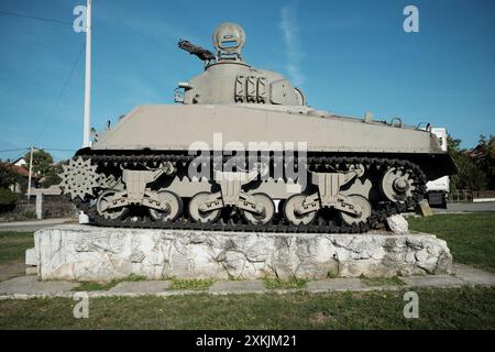 Panzer M4 Sherman, Gornji Milanovac, Sumadija in Zentralserbien Stockfoto