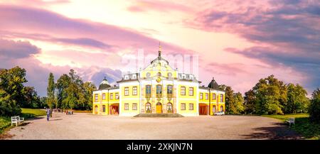 Schloss Weimar, Belvedere, Deutschland Stockfoto