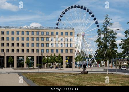Riesenrad In Dresden, Deutschland Stockfoto